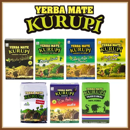 Erva Mate Kurupí Tereré Paraguaio 500g
