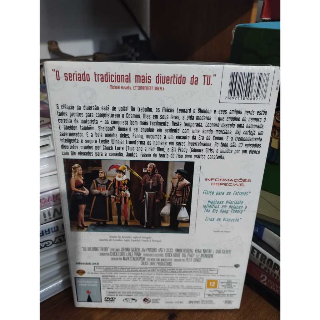 dvd big bang a teoria a segunda temporada completa . F552 | Shopee Brasil