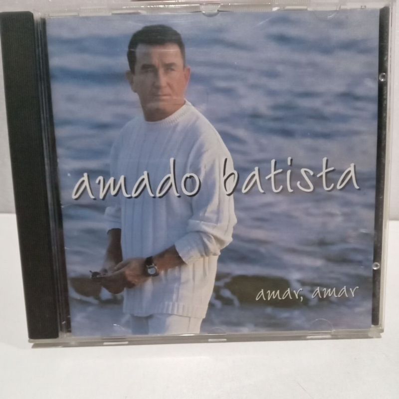 CD AMADO BATISTA -AMAR, AMAR EDIÇÃO LUXO C/ENCARTE COMPLETO | Shopee Brasil