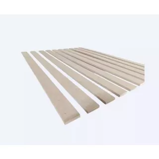 Ripas Madeira Mdf Cru Espessura 6mm Com 40 Peças 90x10cm