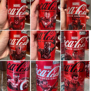 Lata Vazia Coca-Cola Marvel 2024 350ml 310ml 220ml