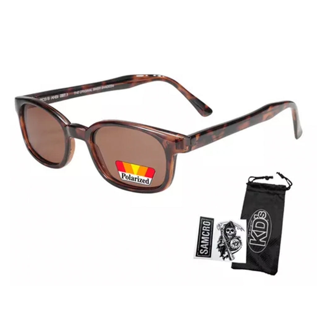 Kds X Polarizado | Óculos Tortoise (20% maior) - Sons Of Anarchy