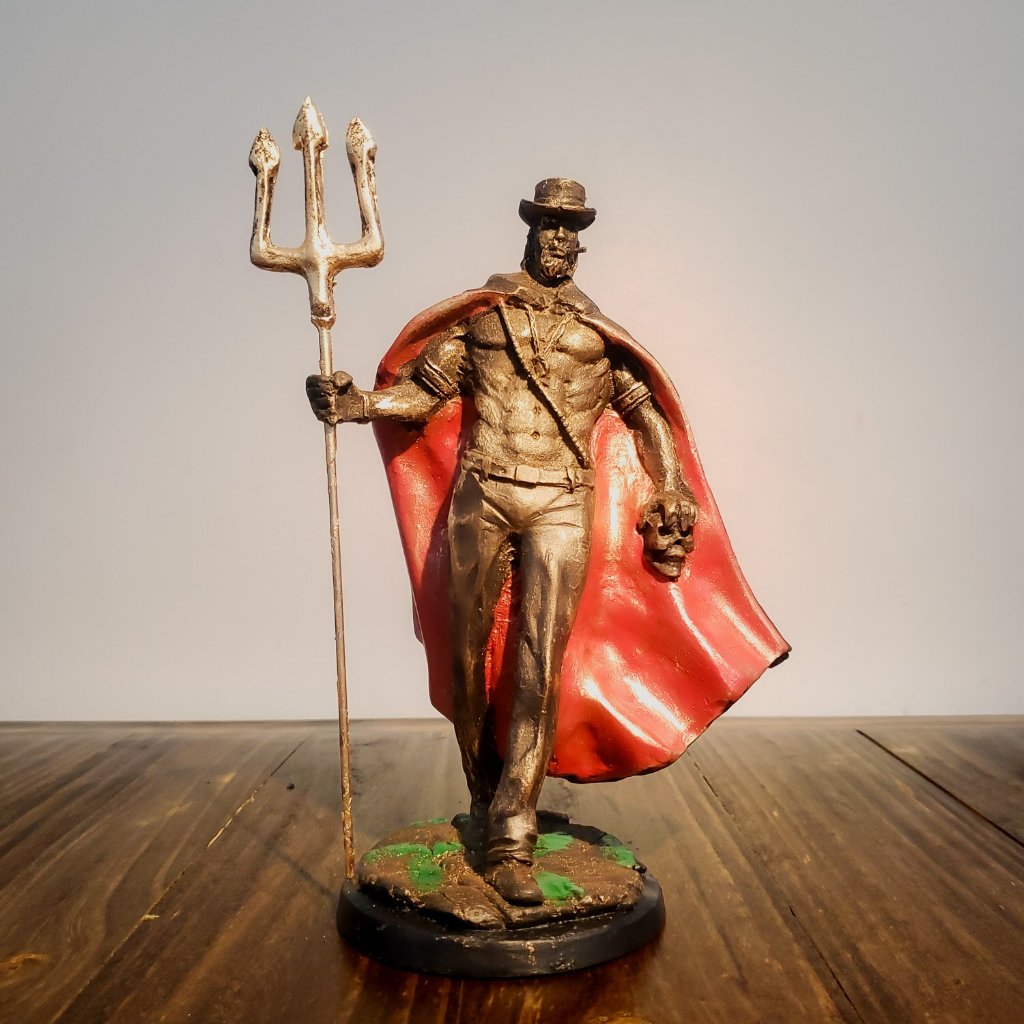 Orixa Exu Imagem Em Resina Umbanda Candomblé | Shopee Brasil