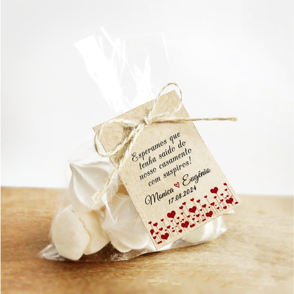 Lembrancinha de Casamento | Mini Suspiros de Amor