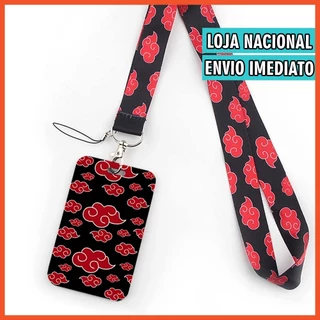 Naruto - Chaveiro com Cordão e Porta Crachá