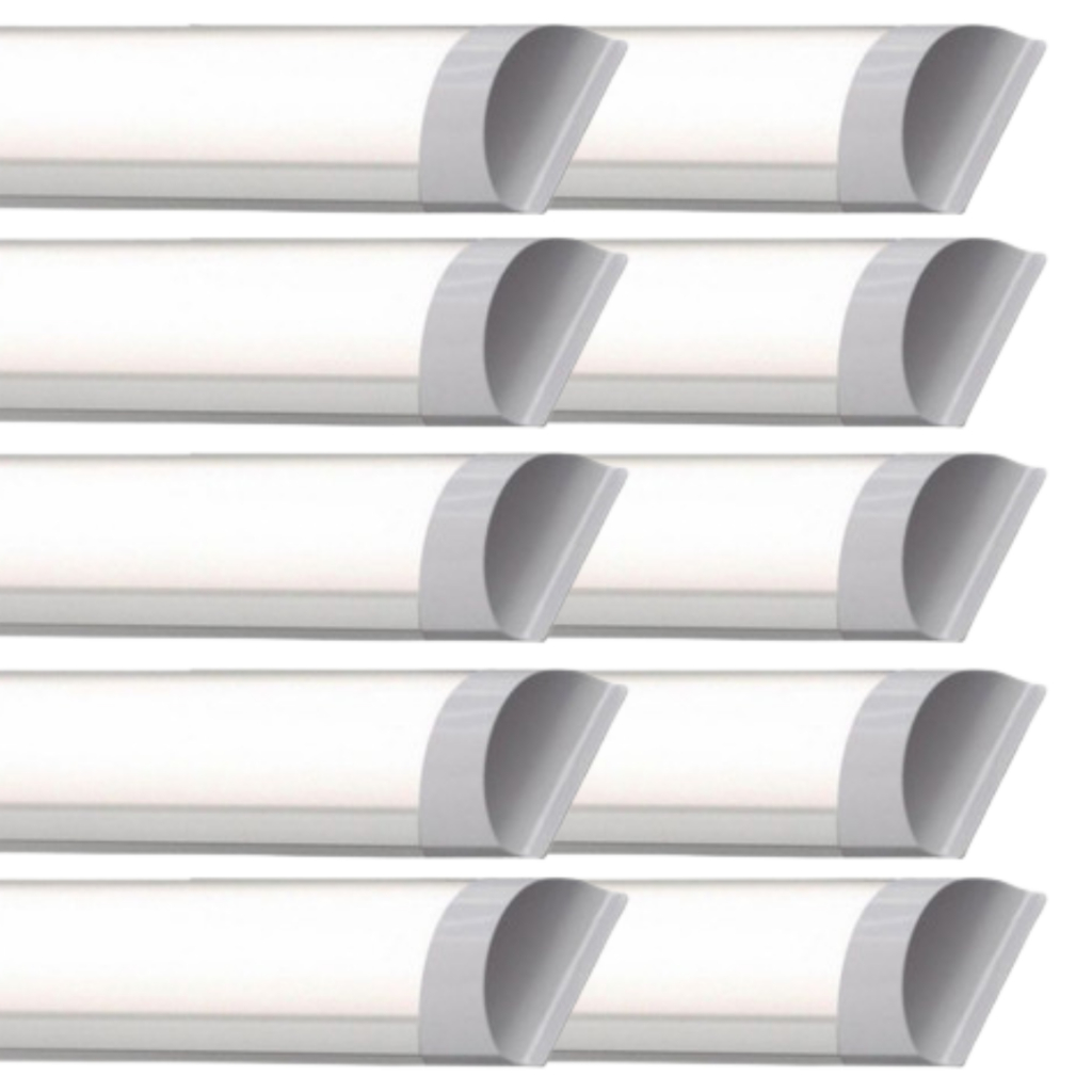 Kit 10 Luminária Slim 120cm 40W Branco Neutro Dess Energy
