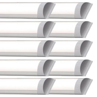 Kit 10 Luminária Slim 120cm 40W Branco Neutro Dess Energy