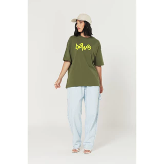 Camiseta Premium Streetwear BAW AMARELO Oversized Unissex camisa