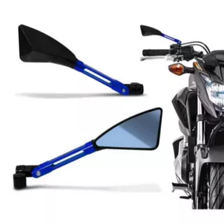 Retrovisor Moto Par Esportivo 3/5 Pontas Kit Universal Alumínio Titan 150 160 Cb300 Xre Twist Hornet