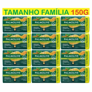 Kit 12 Sabonetes Palmolive Frescor Nutritivo 150g