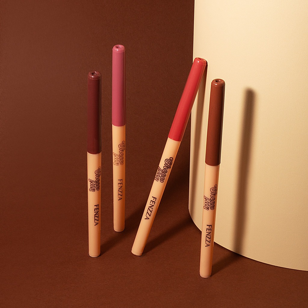 FENZZA CHOCO FUN CONTORNO LABIAL RETRÁTIL LAPIS DE BOCA TIRAMISU DOLCE BOMBOM