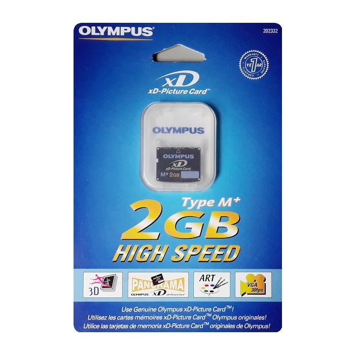 Cartão De Memória Olympus Xd M+ 2gb / Made In Japan | Shopee Brasil