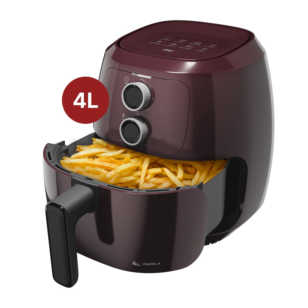 Fritadeira Elétrica Air Fryer Wap Family 4l Vermelha