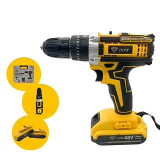 Parafusadeira furadeira 48v Com gancho e 2 bateria