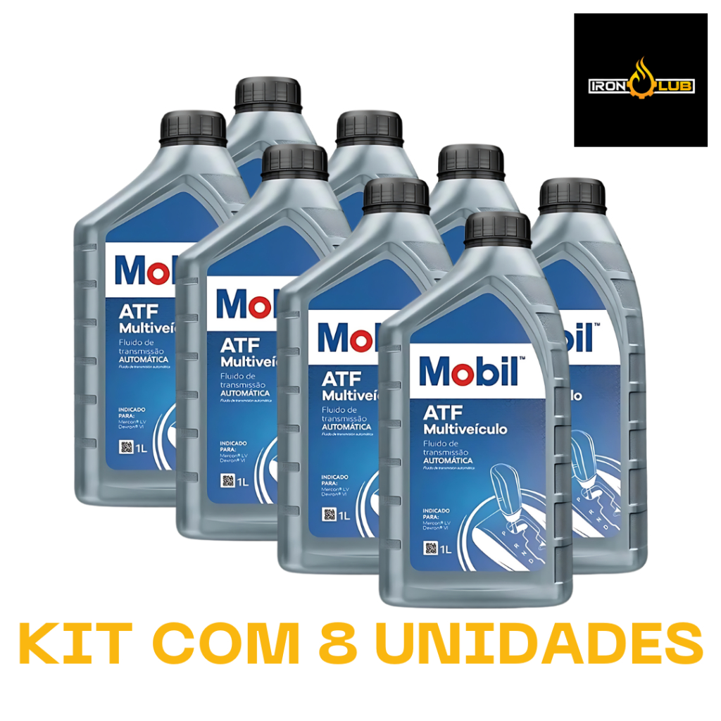 KIT 8 LITROS MOBIL ATF MULTIVEÍCULO ÓLEO DE CÂMBIO AUTOMÁTICO | Shopee ...