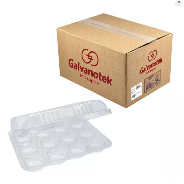 Embalagem 12 Doces e Brigadeiro Cristal GA-19 Galvanotek (GA