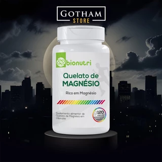 Magnésio Quelato 120 Cápsulas 500 Mg Bionutri