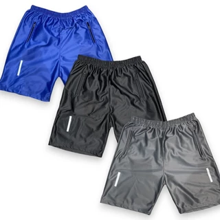 Kit 3 bermudas masculina para treinos esportes academia promoção
