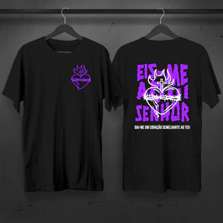Camisa Eis-me aqui Senhor moda com qualidade premium algodao camiseta verao envio imediato 24h