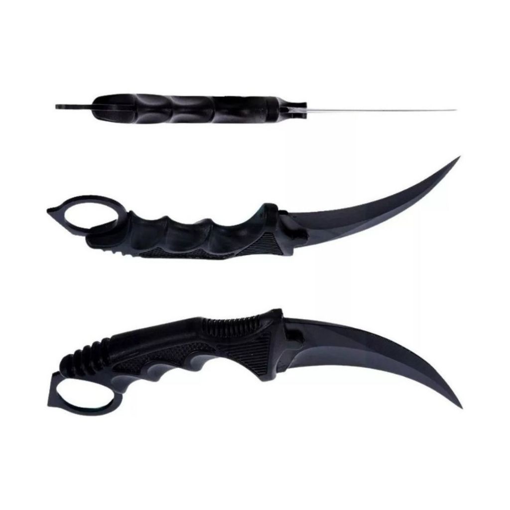 Faca Tática Karambit Cs Go Full Tang Com Bainha Neck Knife | Shopee Brasil