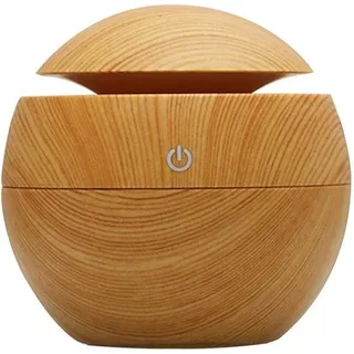 Umidificador Ultrassônico Usb Tipo Madeira Difusor aromas imita madeira Umidificador Aromatizador Difusor Aroma Eletrico Led 7 Cores