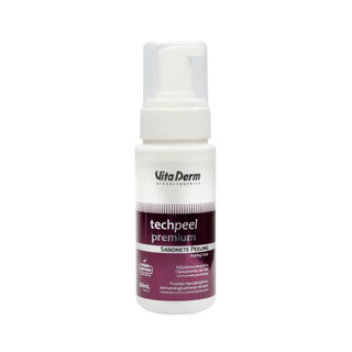 Sabonete Peeling Clareador Tech Peel VitaDerm Facial Sabonete Facial
