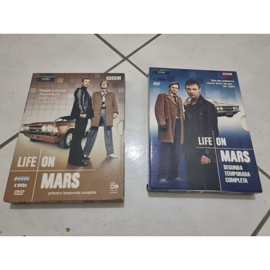 KIT Box Dvds Life On Mars Série Completa (Primeira e Segunda
