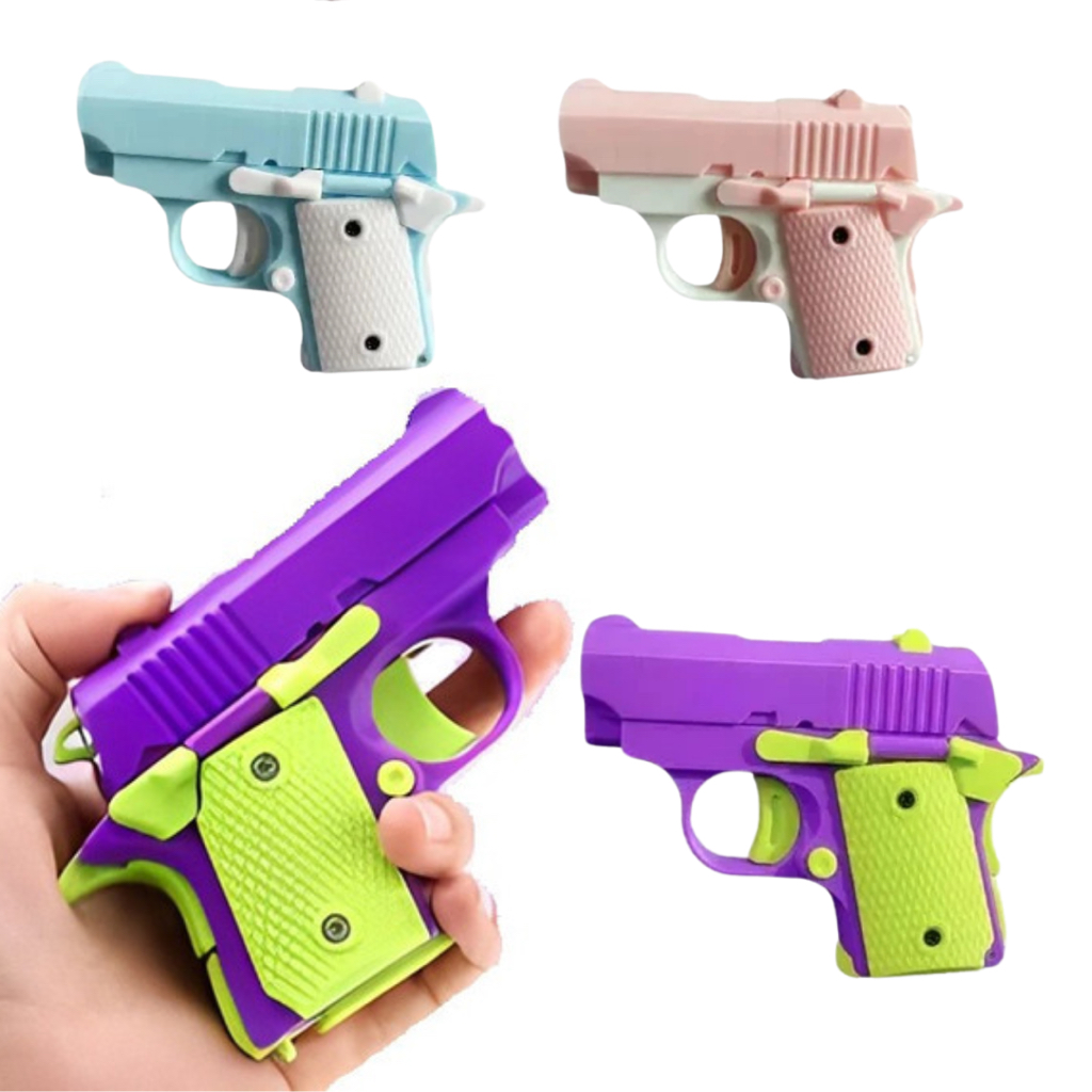 Brinquedo Mini Pistolinha Anti Estresse Tik Tok 3D Formato Arminha ...