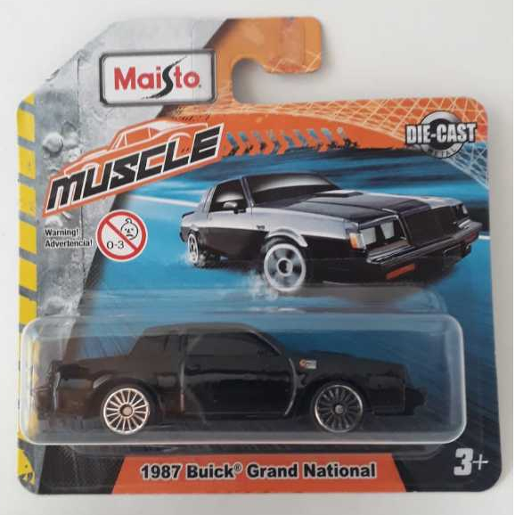 1987 Buick Grand National - 2024 - Preto - 1/64 - Maisto