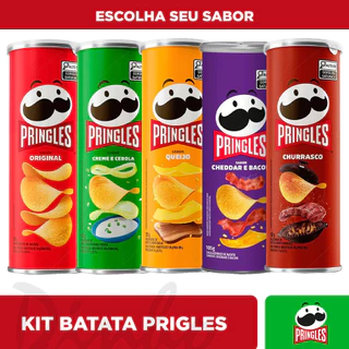 Kit Batata Pringles Sabores - 3 Unidades