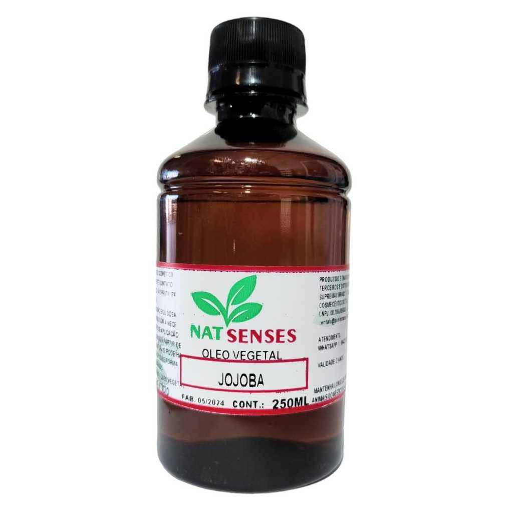 Óleo vegetal Jojoba 100% puro - 250ml | Shopee Brasil