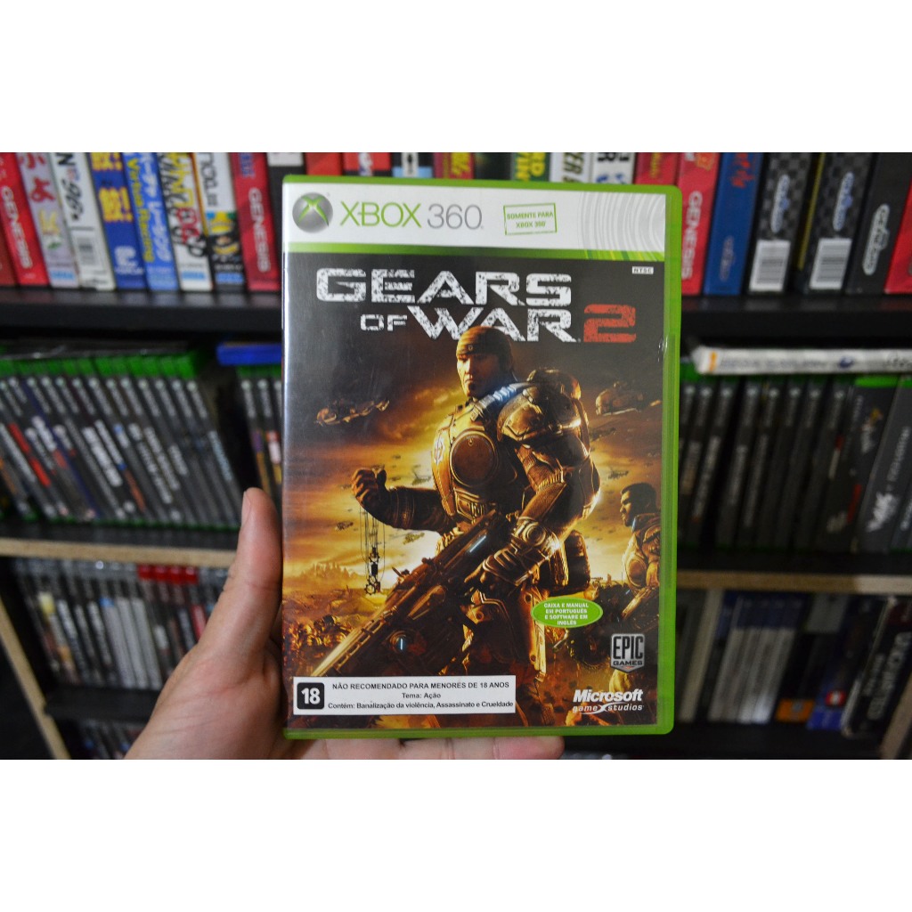Gears Of War 2 Xbox 360 Original Mídia Física
