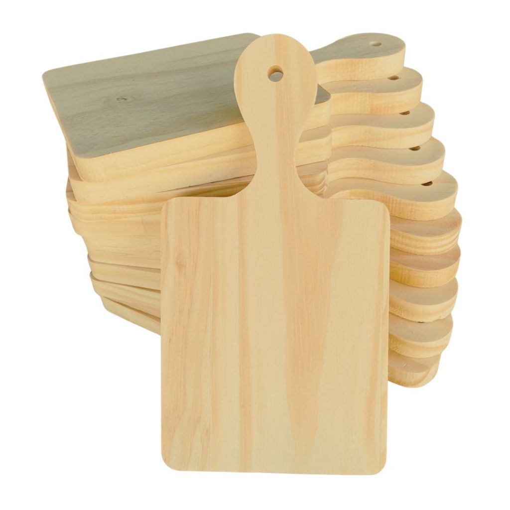 10 Mini Tábua Para Caipirinha Ou P/cortar Temperos Madeira Pronta Entrega