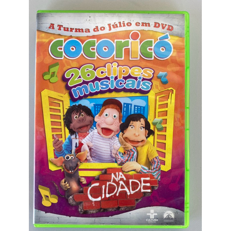 DVD COCORICÓ Na cidade 26 clipes musicais | Shopee Brasil