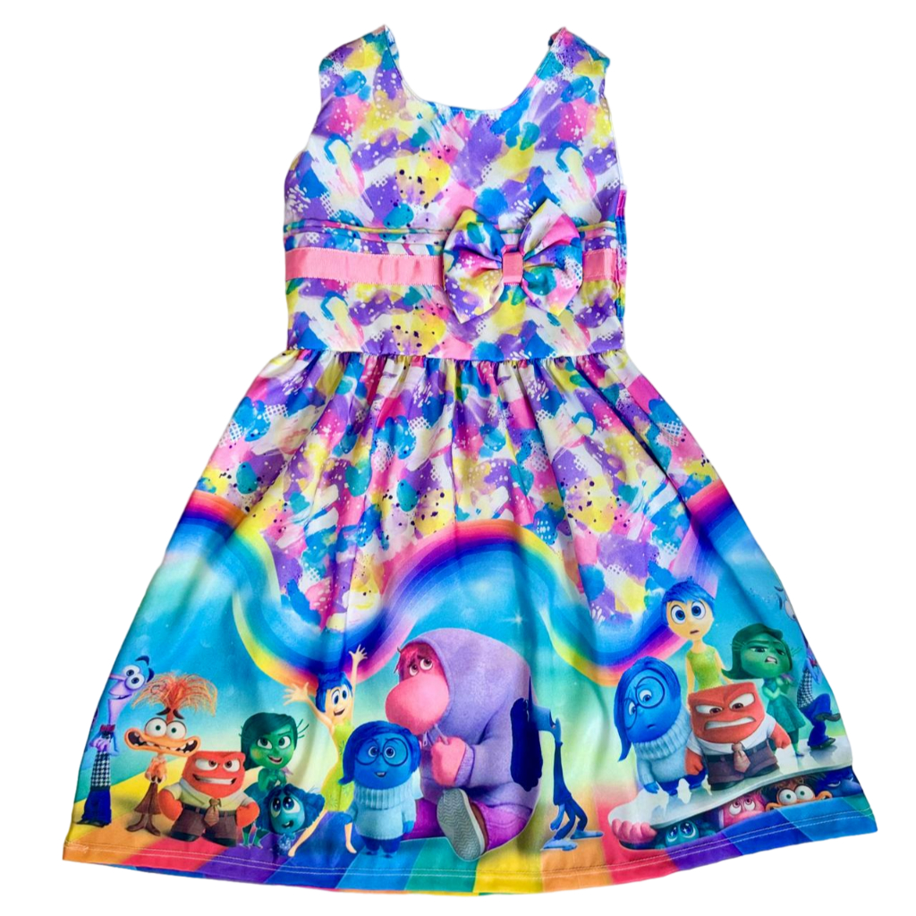 Vestido Divertidamente Novo Modelo Promoção Divertidamente