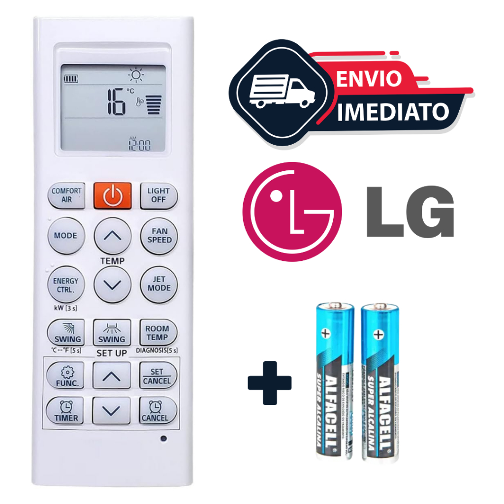 Controle Ar Condicionado Compatível LG Frio Dual Inverter