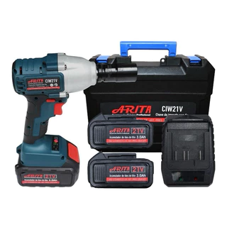Chave De Impacto Parafusadeira Arita C/ 02 Baterias 21v Íon-lítio CIW21V