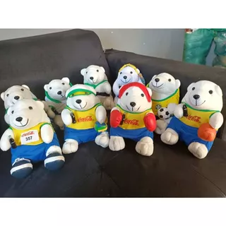 Pelúcia Urso Coca-Cola Esportistas - Olimpíadas
