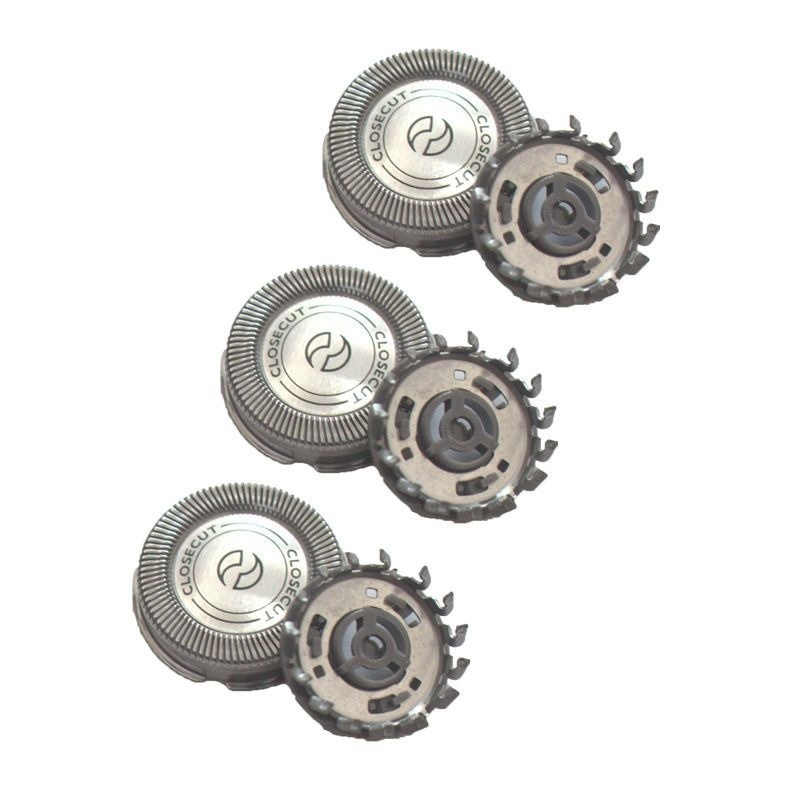 Vhbw 6x Têtes De Rasoir De Remplacement Compatible Avec Philips HS550, HS555, HS655, HS 355B, HS536, HS540, HS355A, HS360, HS545 Rasoir électrique