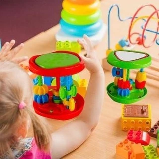 Brinquedo Infantil Educativo Montar Empilhar Maral - Auxilia Desenvolvimento Cognitivo Bebe Crianças