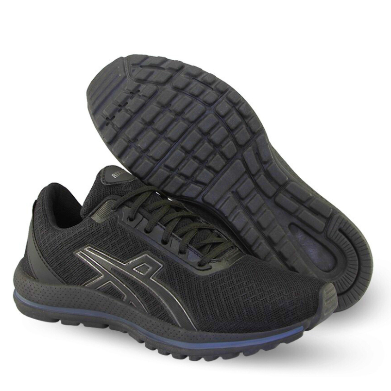 Tênis Masculino RXN Preto Esportivo Academia Caminhada Corrida 34 - 43