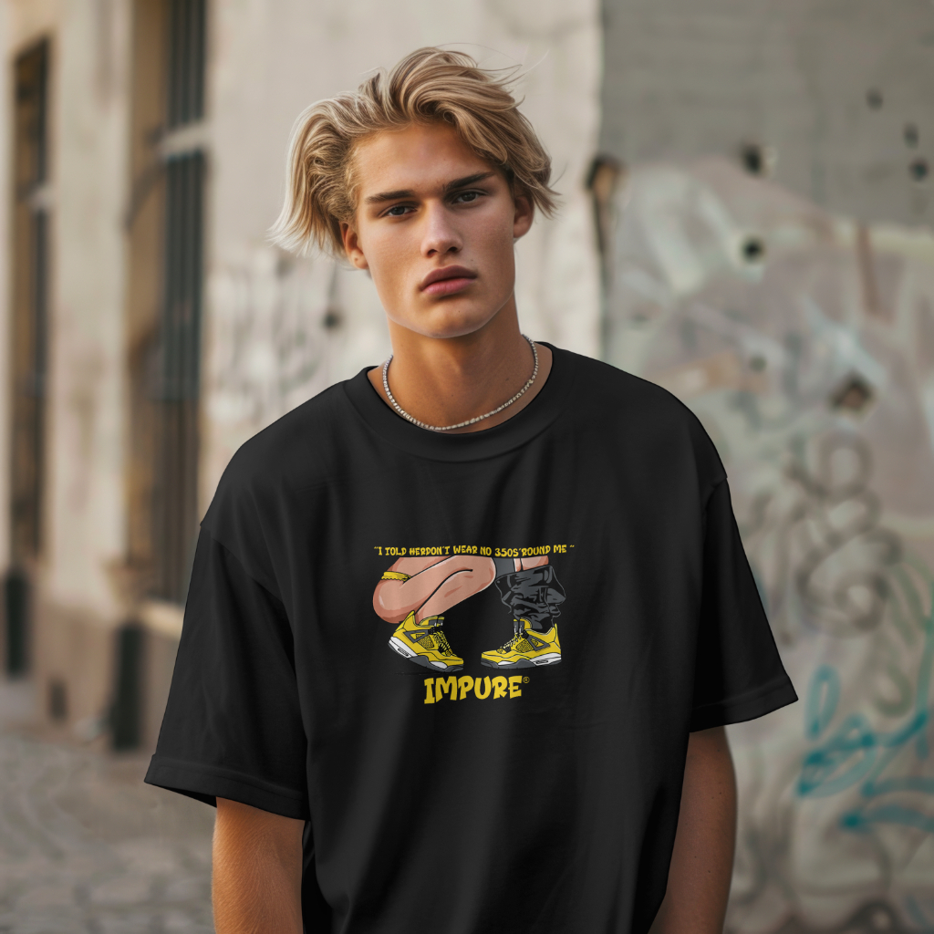 Camiseta Oversized Streetwear Masculina Feminina 350S Impure
