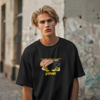 Camiseta Oversized Streetwear Masculina Feminina 350S Impure