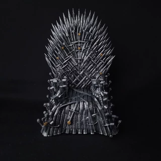 Miniatura Trono de Ferro Game of Thrones Iron Throne R. R. Martin A Guerra dos Tronos