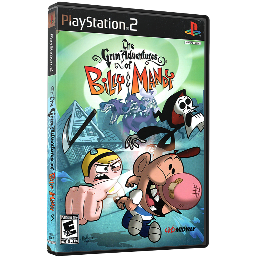 The Grim Adventures of Billy & Mandy Jogo Playstation 2 Ps2 | Shopee Brasil