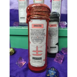 Poção Dado RPG D20, Ordem Paranormal Elementos - Sangue.