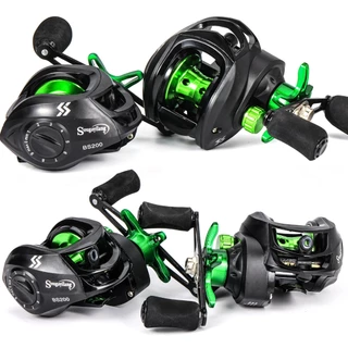 Sougayilang Carretel De Isca  7.2 : 1 Bobina De Alumínio Anti-Corrosão De Alta Velocidade 8KG Pesca De Fundição Max Drag