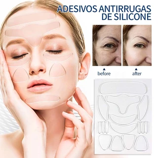 16 Pç Adesivo P/ Rosto De Silicone Reutilizável Facial