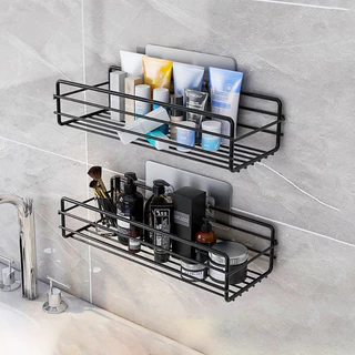Kit 2 Suportes De Parede Disponível em 2 cores Para uso na Lavanderia e Cozinha Com Adesivo