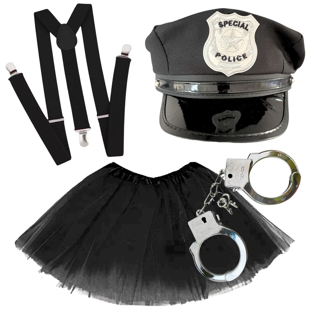 FANTASIA FEMININA POLICIAL em Promoção na Shopee Brasil 2025